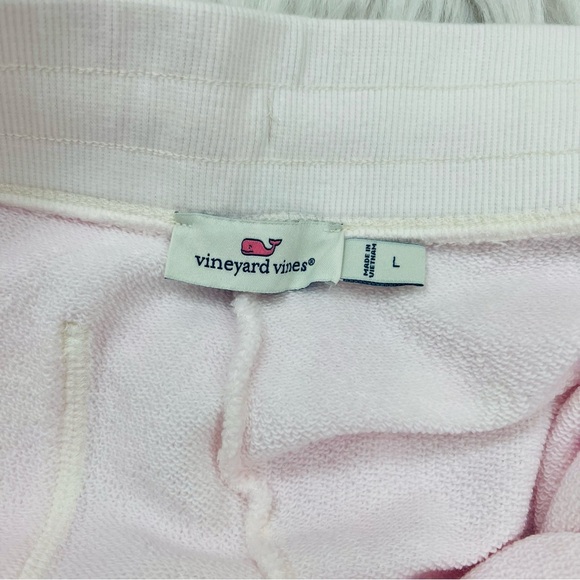 Vineyard Vines Pink White Orange Tie-Dye Joggers Sweatpants Women’s Sz L - Picture 4 of 11